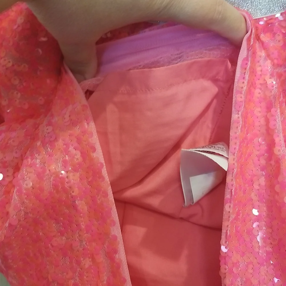 GapKids Factory Hot Pink Sequined Skirt, Girls Size S (6/7)